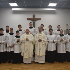 Negdašnji sjemeništarac vlč. Petar Belina predvodio misno slavlje svetkovine Blagovijesti u šalatskom sjemeništu